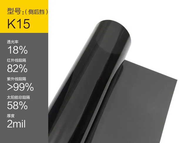 NICK 15% bezbarwna folia ceramiczna z włókna węglowego